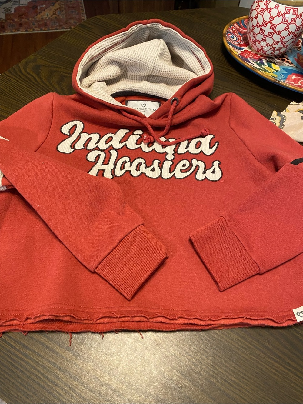 Indiana Hoosiers Red Hooded Sweatshirt